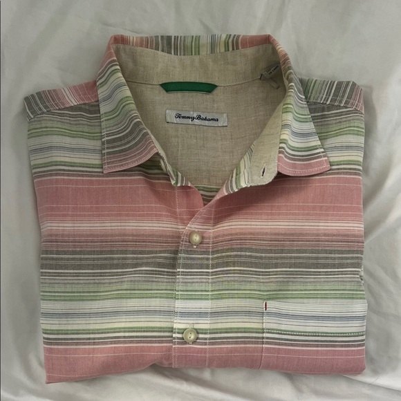 Tommy Bahama Other - Tommy Bahama Multicolor Striped Men's Shirt Large
